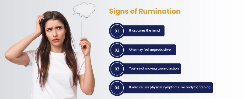 symptoms of rumination